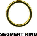 Stahl Segmentring anodisiert