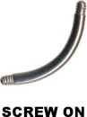 Titan Piercing Banana Stecker