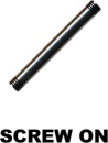 Titan Piercing Hantel Stecker