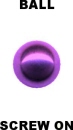Titan anodisiert Piercing Gewinde Kugel