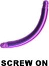 Titan anodisiert Piercing Stecker