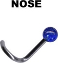 Acryl Piercing Nasenstecker Spirale