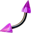 Acryl Kugel mit Piercing Banana