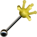 Acryl Anhänger und Kugel mit Piercing Banana
