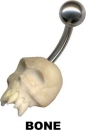 Kochen Totenkopf mit Piercing Banana