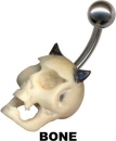 Kochen Totenkopf mit Piercing Banana