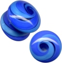 Glas Piercing Ohr Plug