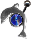 Silber Piercing Schild.