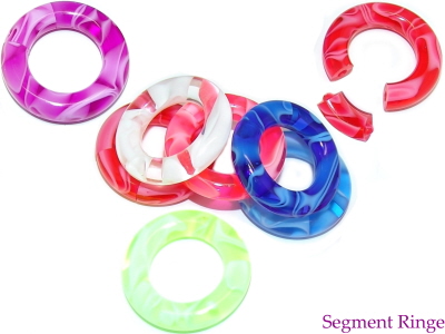 Bio UV Piercingschmuck Segmentring