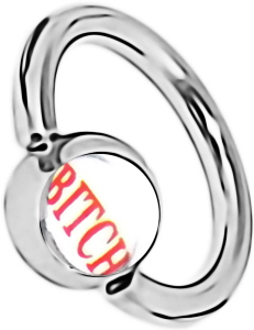 bitch_logo_piercing_ring