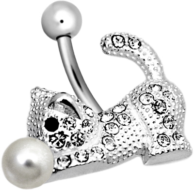 echt_silber_bauchnabelpiercing_katze