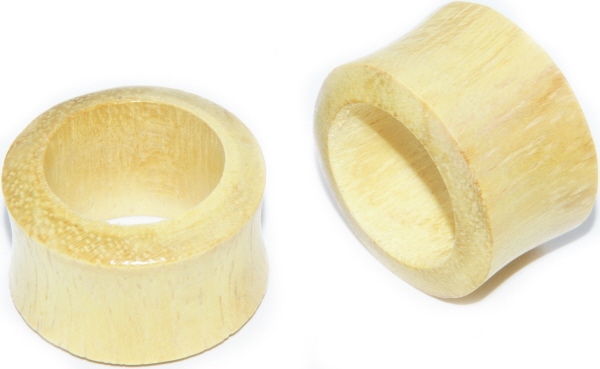 Holz Piercingschmuck Sattel Plug Flesh Tunnel.