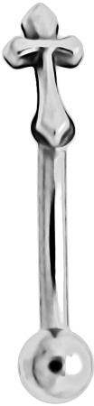 kreuz_augenbrauenpiercing