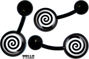 titan_blackline_schwarz_piercing_stecker_mit_spiralen_logo
